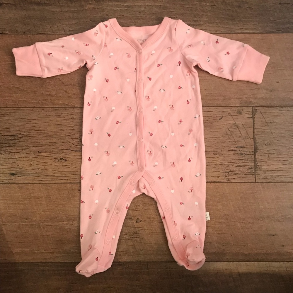 Baby Girl Pink One Piece Jaclyn Smith